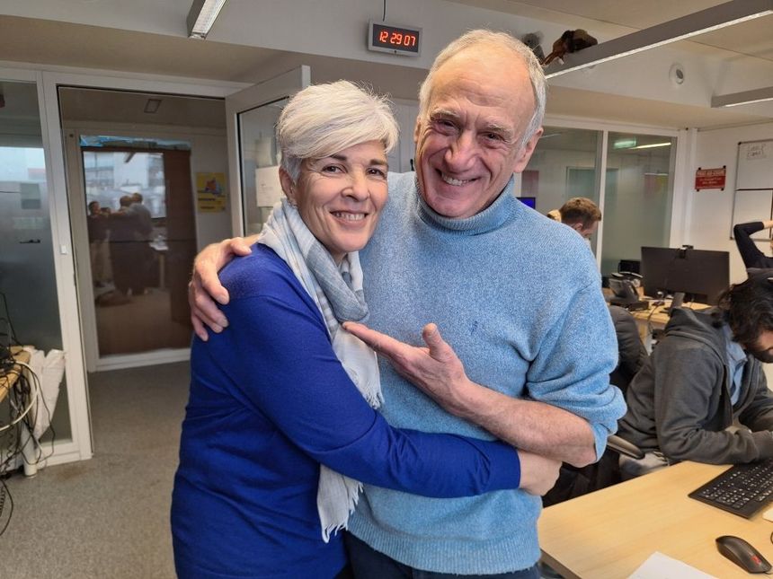 Fabienne Sintes et Denis Cheissoux