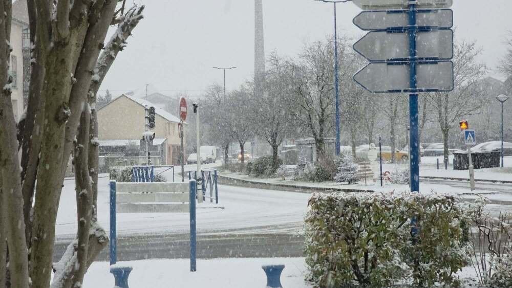 La Seine-Maritime aussi a été touchée par la neige.