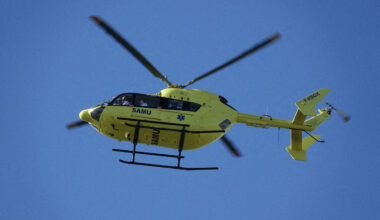 un salarié d'une scierie héliporté vers Nancy