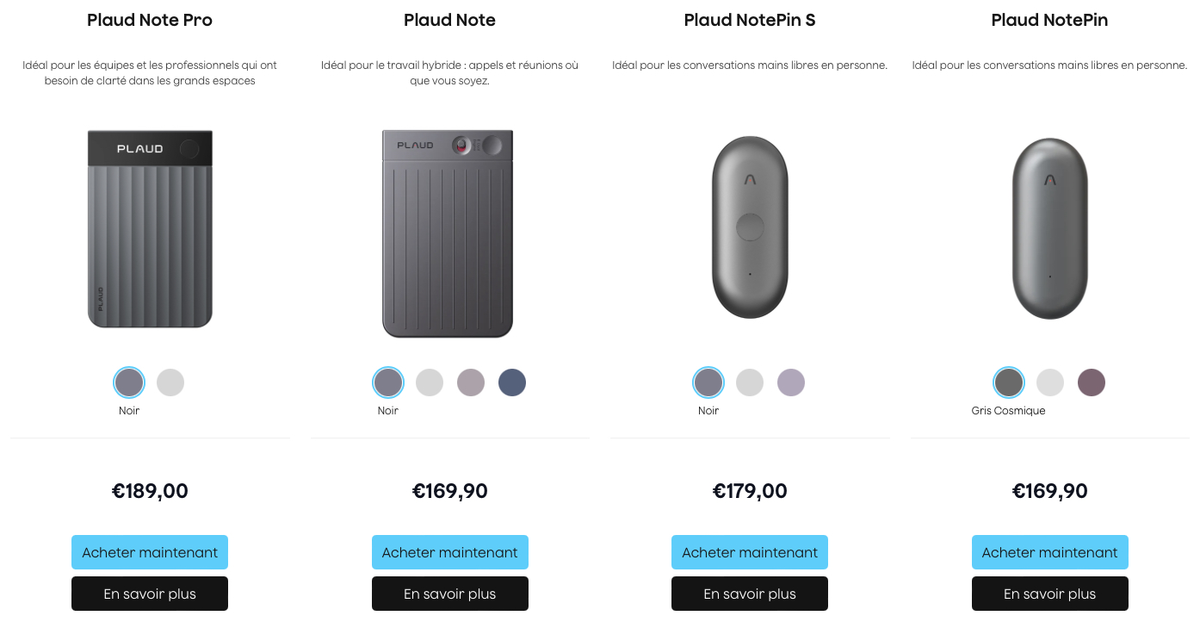 Révolutionner la prise de notes en réunion ? Plaud lance son nouvel enregistreur et une app desktop