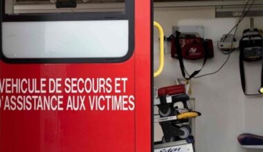 La conductrice est en cours d