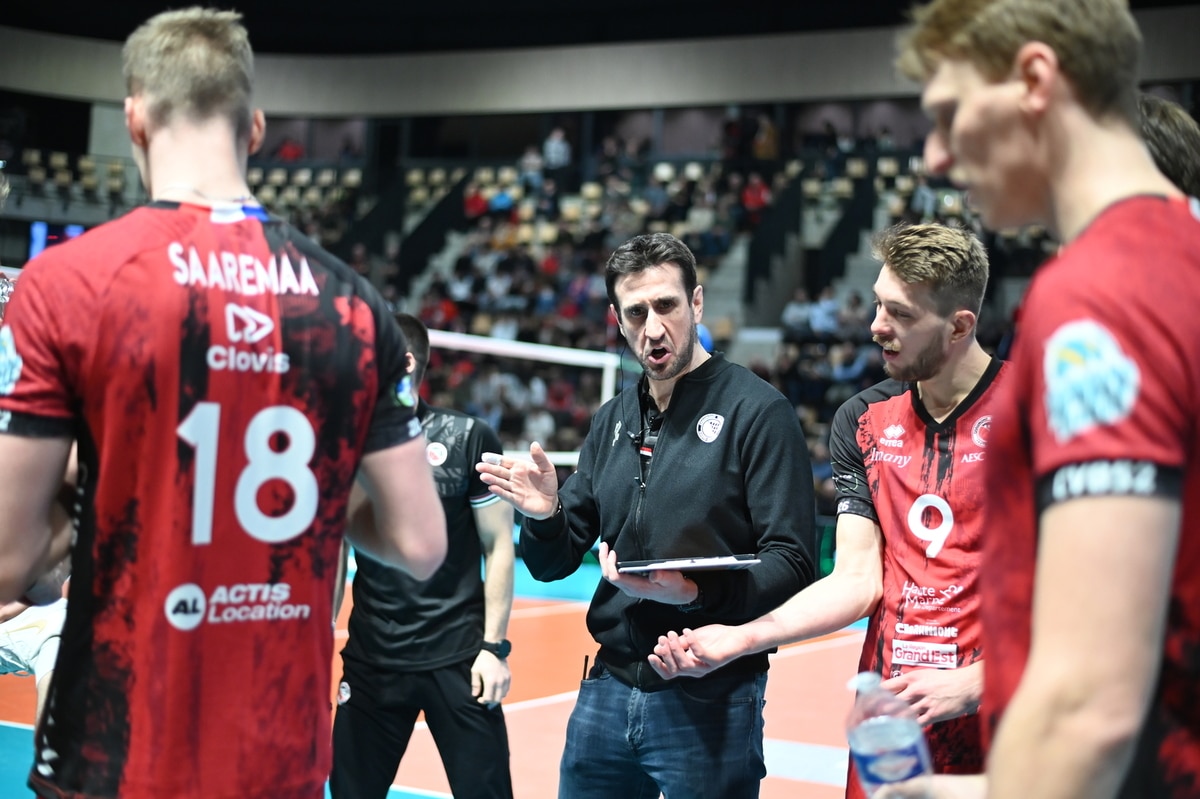 Pour sa première rencontre aux reines de l’équipe chaumontaise en championnat, Iban Perez obtient une victoire cruciale pour la suite de la saison du CVB 52, samedi 10 janvier, à Sète. (Photo : P. Merle)