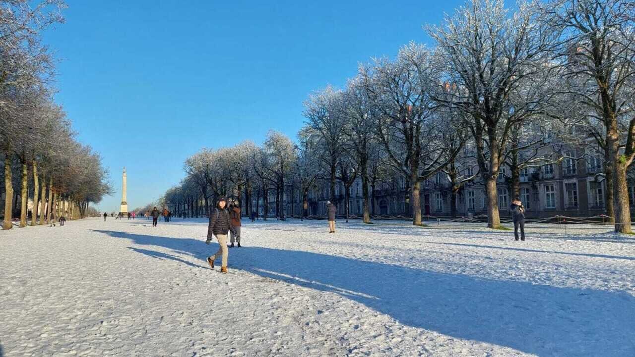 Vidéo. Une journée de neige et de verglas à Nantes