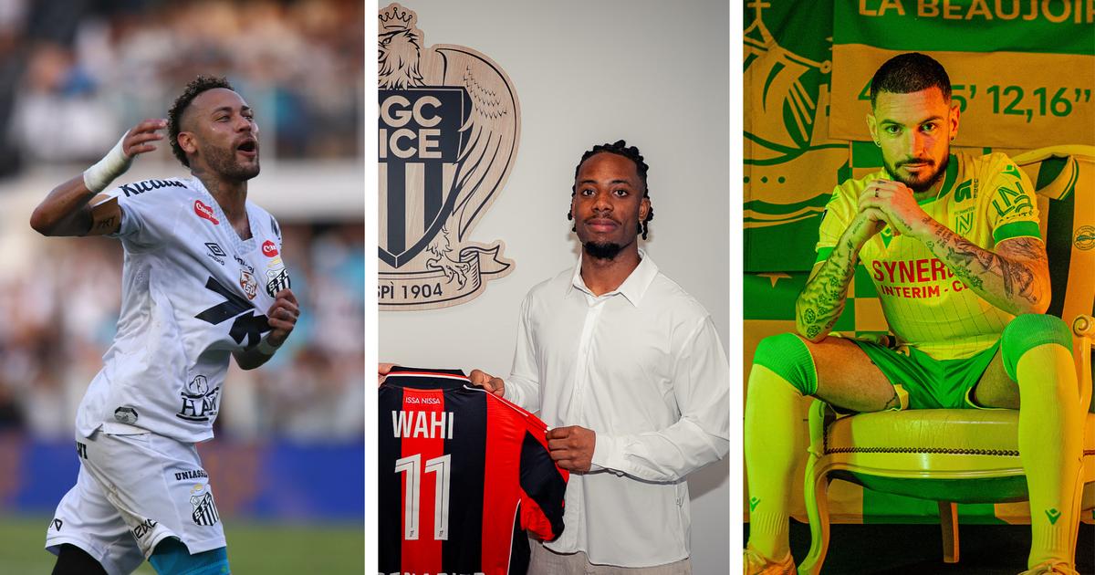 Neymar prolonge à Santos, Wahi débarque à Nice, le PSG vise deux espoirs portugais... Les infos du 1er jour du mercato