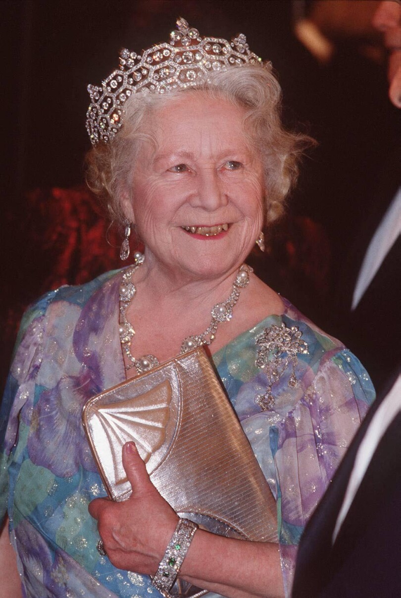 La reine mere en 1986.