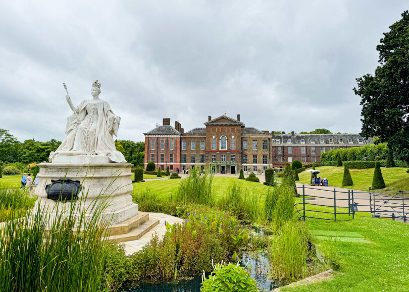 Les jardins du palais de Kensington.