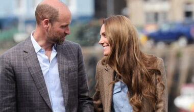 Kate et William en voyage en Écosse sur l'île de Mull.
