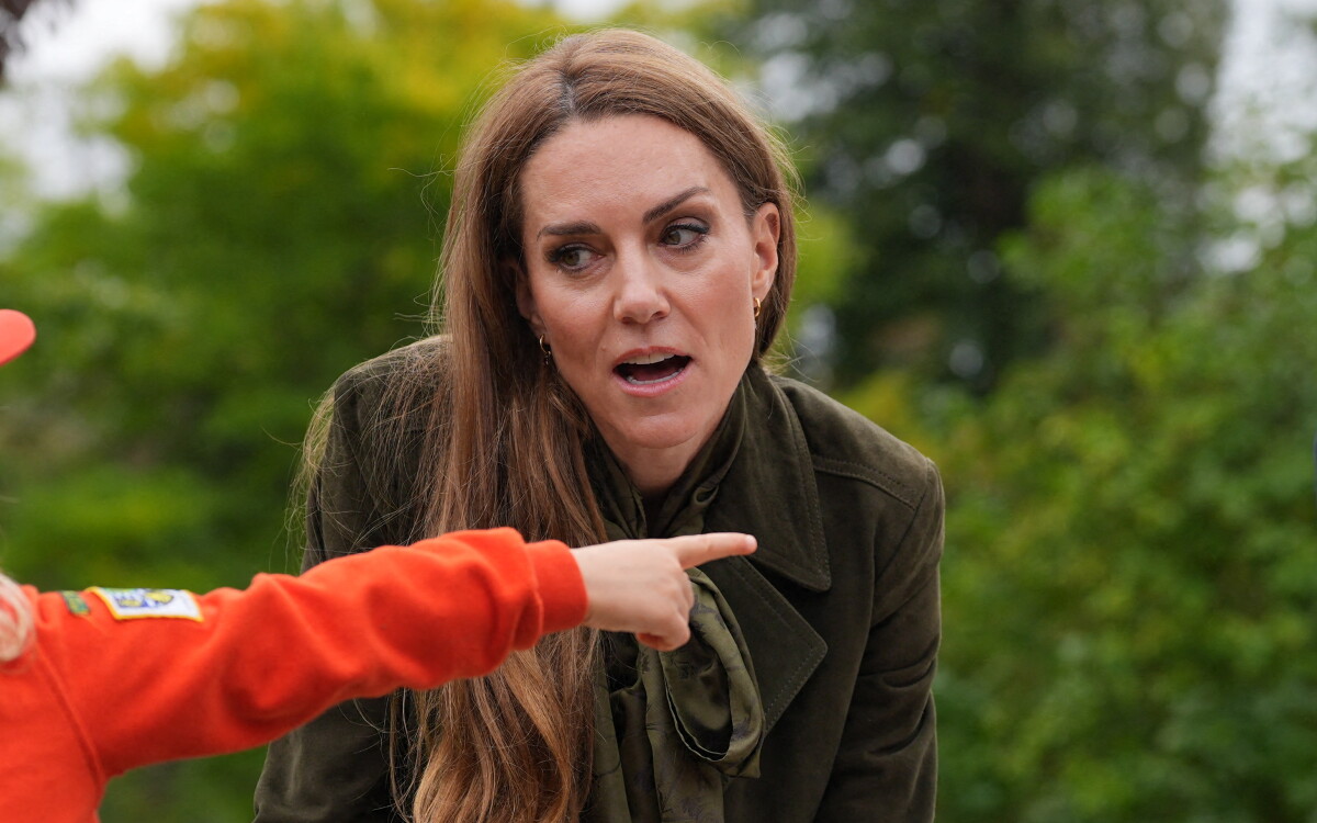 Kate, princesse de Galles, lors d'une rencontre avec les Scouts' Squirrels, le 18 septembre 2025.