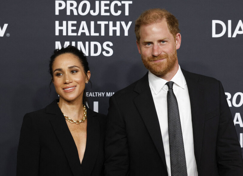 Le prince Harry et Meghan, au World Mental Health Day Gala, le 9 octobre 2025 à New York.