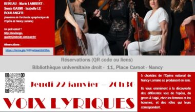 Programmation saison culturelle janvier 2026
