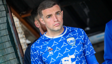 Alan Kérouédan, ici sous le maillot de l'US Avranches, devrait finir la saison en prêt au FC Rouen. ©Damien Deslandes