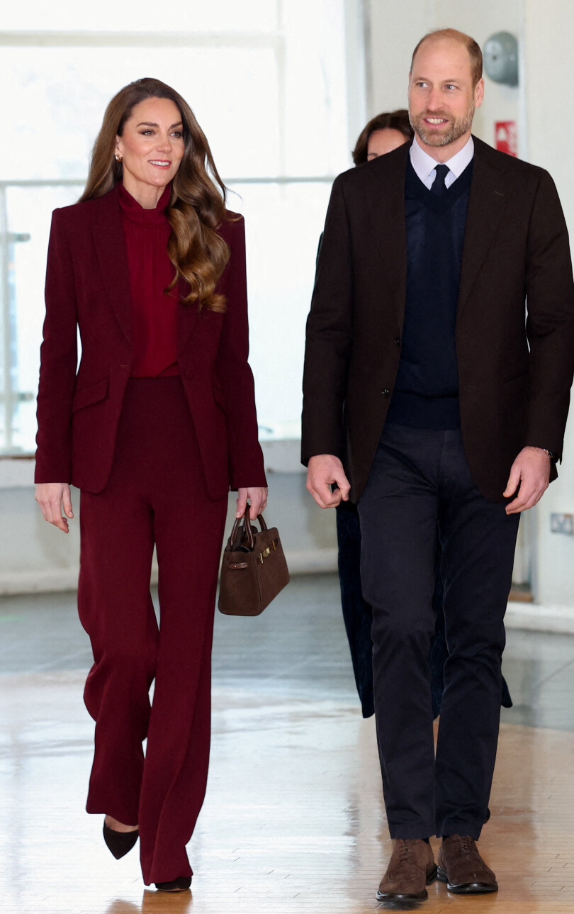 Le prince et la princesse de Galles arrivent à l'hôpital Charing Cross dans l'ouest de Londres, ce jeudi 8 janvier 2026.