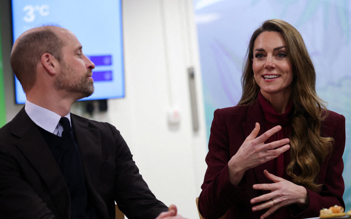 La princesse et le prince de Galles ont rencontré des bénévoles lors d'une visite à l'hôpital Charing Cross à Londres, ce jeudi 8 janvier 2026.