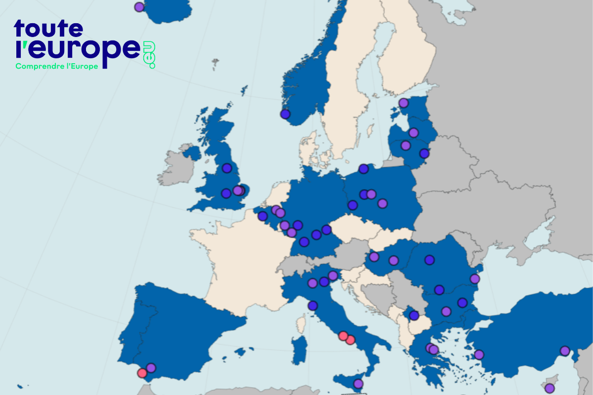 [Carte] Où se trouvent les bases militaires américaines en Europe ?