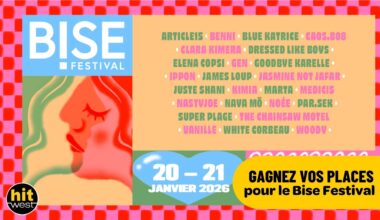 Gagnez vos places pour le BISE Festival 2026 avec Hit West
