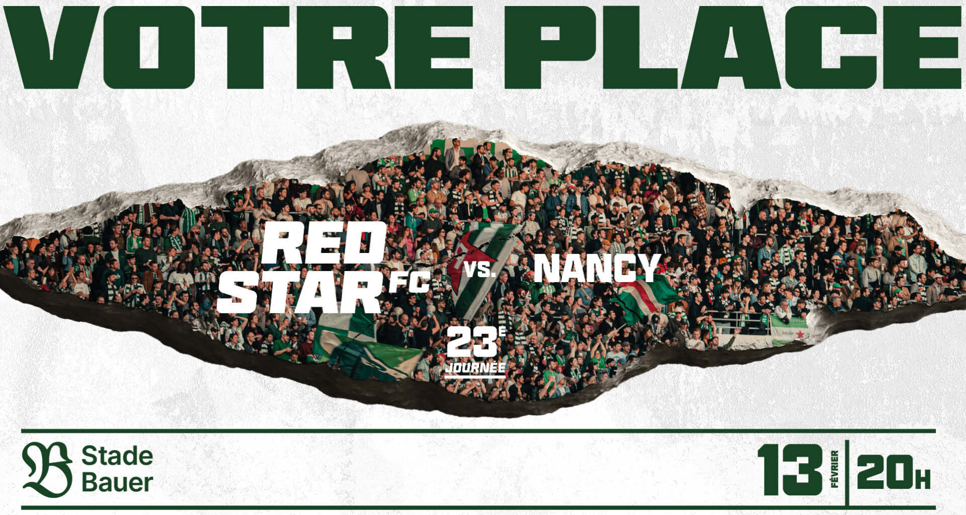 VOTRE PLACE POUR RED STAR FC / NANCY