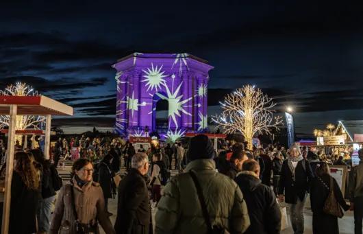 Montpellier : Le Marché de Noël ouvre ses portes aux Jardins du Peyrou