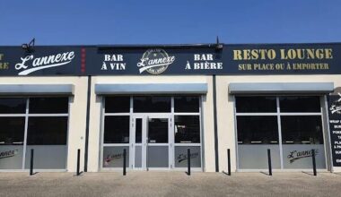 Devanture Bar festif