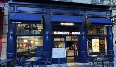 Devanture les Burgers de Papa