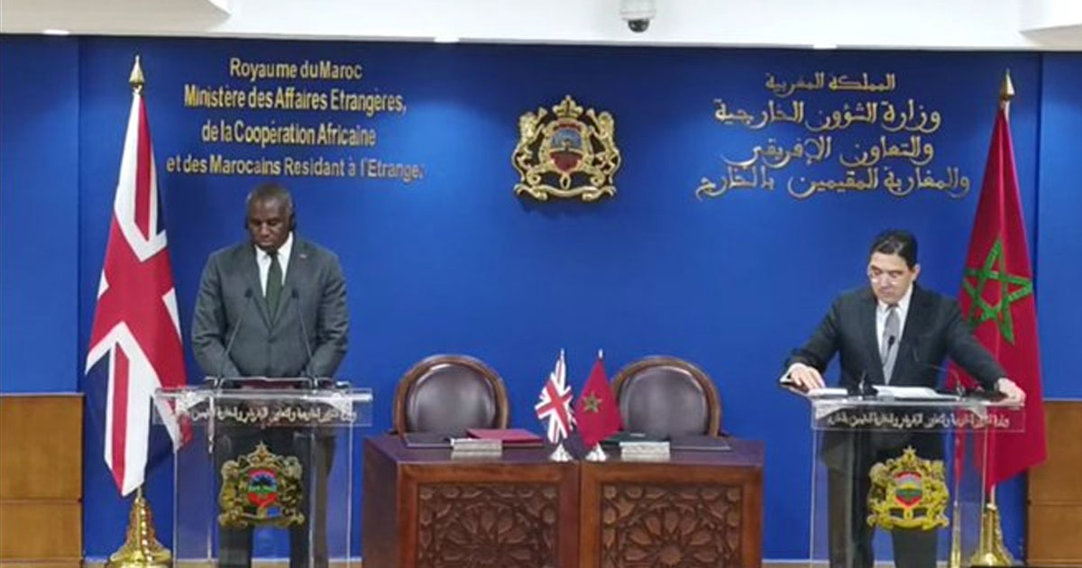 Londres soutient le Plan d'autonomie, « solution la plus réaliste » pour le Sahara