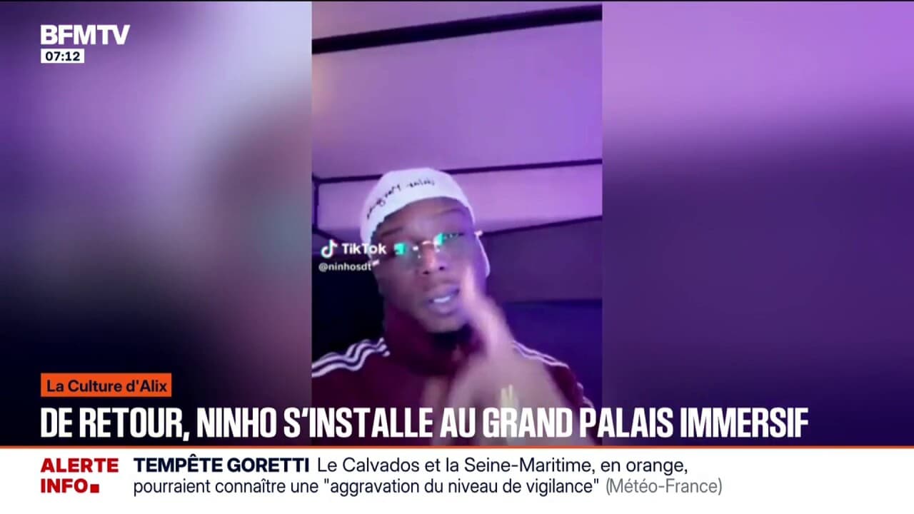Après deux ans d'absence, le rappeur Ninho de retour avec un nouveau projet et une exposition musicale au Grand Palais Immersif
