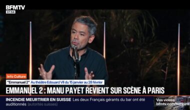Manu Payet revient sur scène à Paris