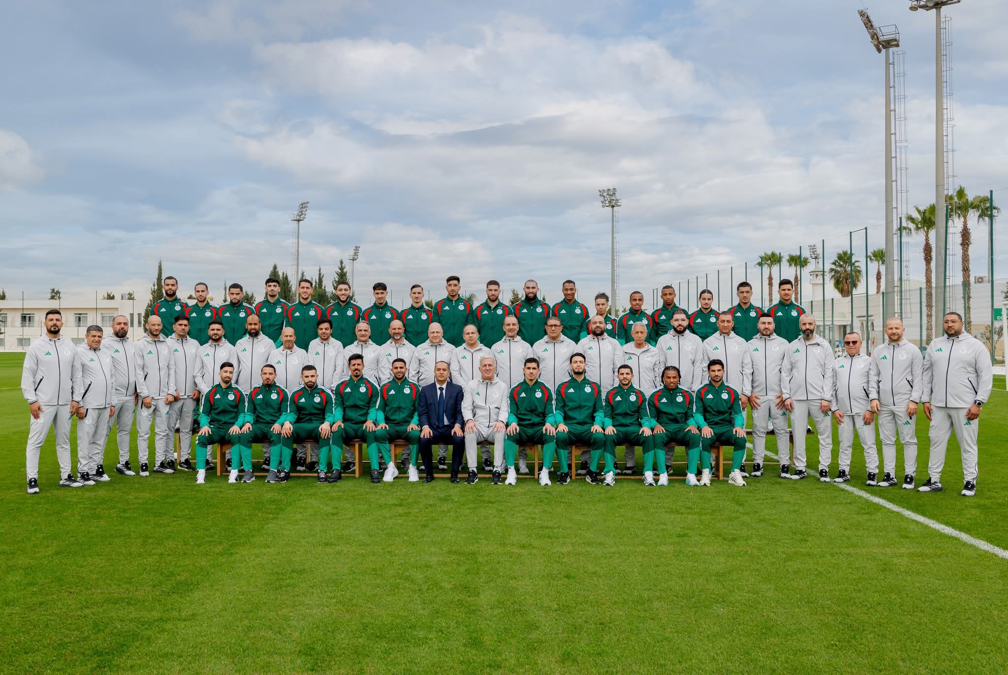 Photo délégation Algérie CAN 2025 Photo délégation Algérie CAN 2025