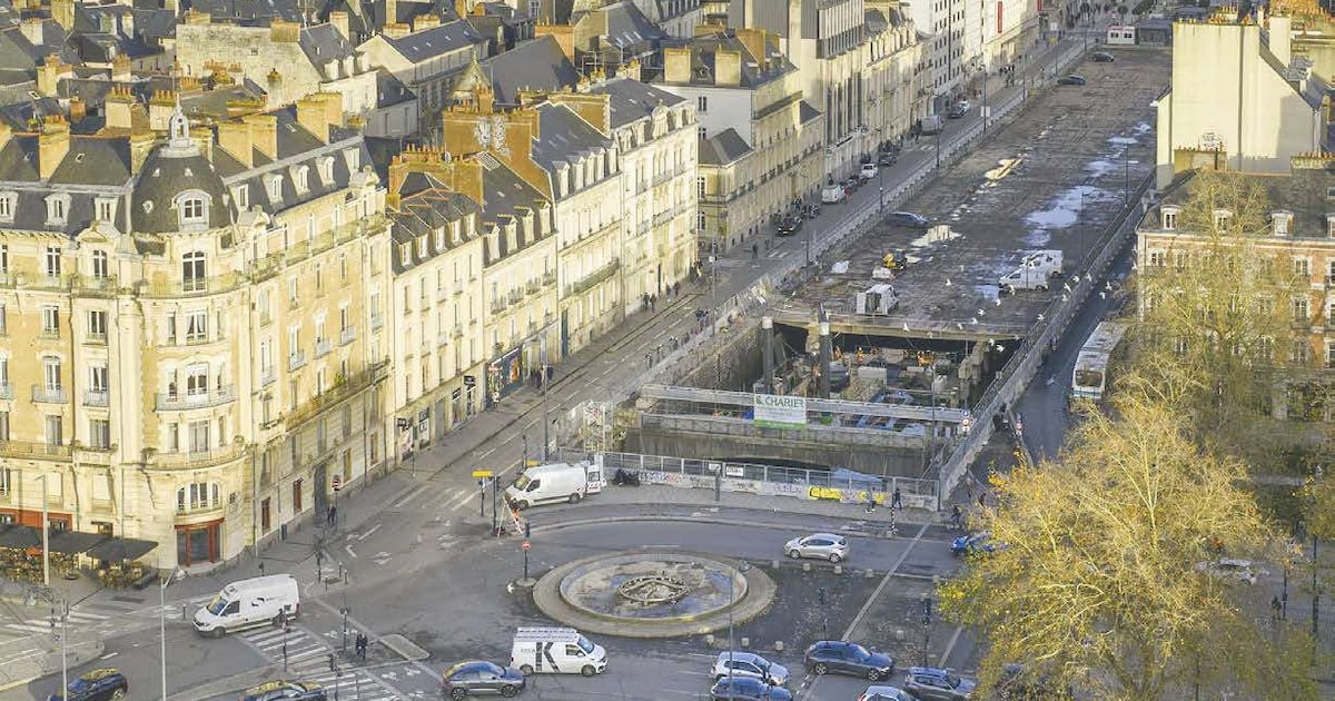 Déconstruction technique d’un parking au-dessus de la Vilaine à Rennes