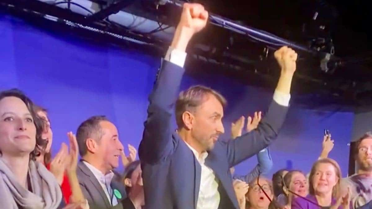 Grégory Doucet en meeting au Sucre