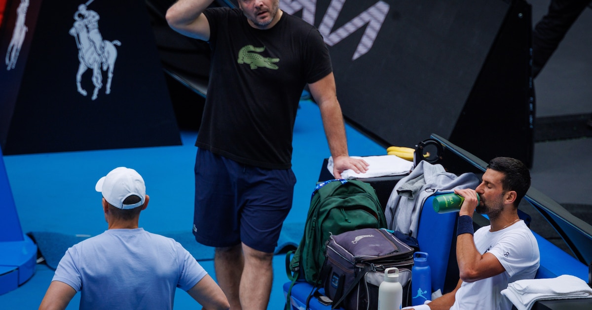 Nouvelle alerte pour Novak Djokovic en vue de l'Australian Open ? Il a dû écourter son entraînement