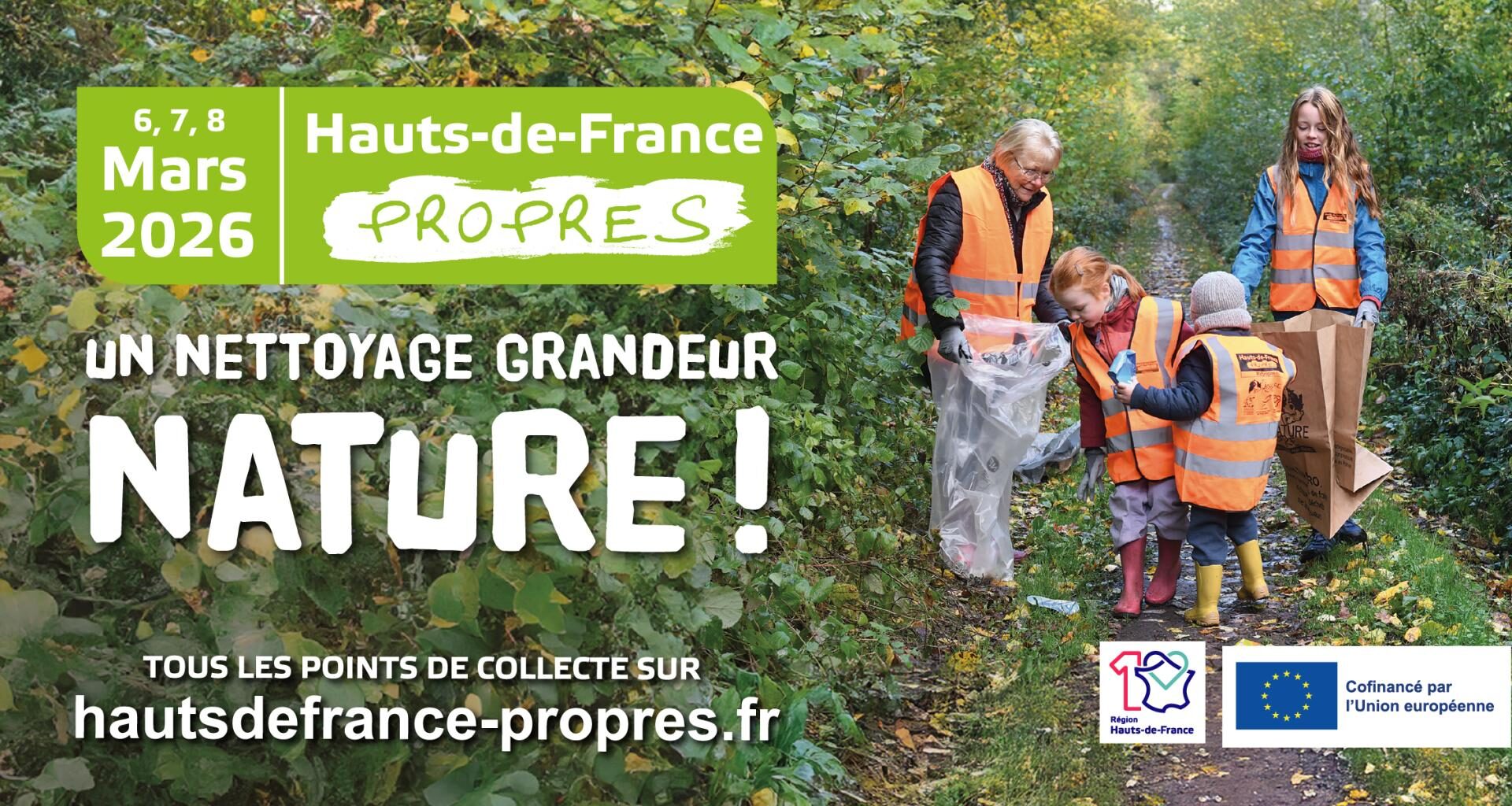 L'opération Hauts-de-France Propres revient les 6, 7 et 8 mars