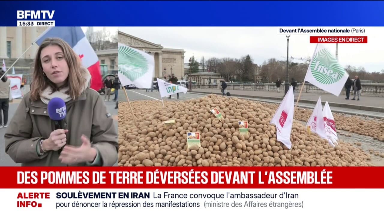 la ministre de l'agriculture interpellée par un militant de la FDSEA Île-de-France