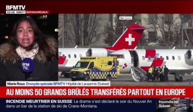 au moins 50 grands brûlés ont été transférés partout en Europe