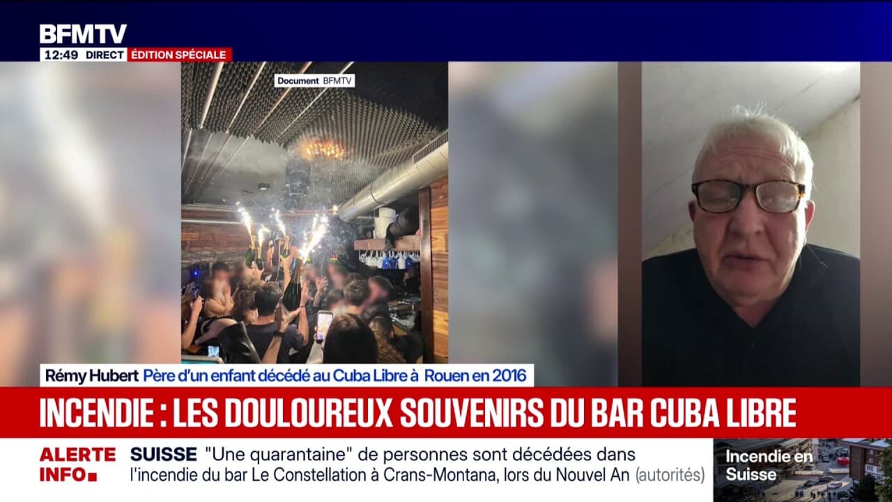"On retrouve les mêmes similitudes", explique le père d'un enfant décédé au bar du Cuba Libre à Rouen en 2016