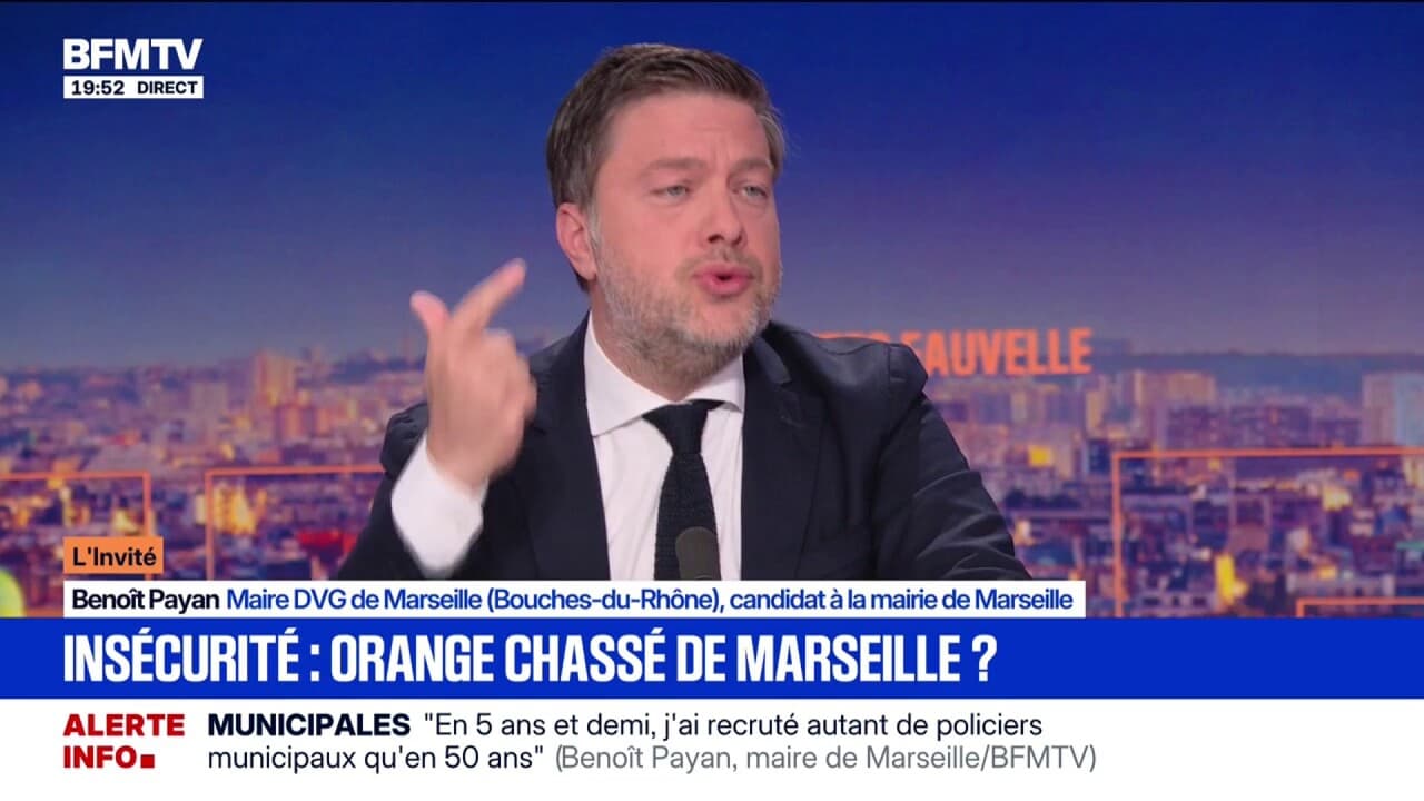 "Je pense que Marseille mérite autre chose que le seul débat autour de la sécurité", déclare Benoît Payan
