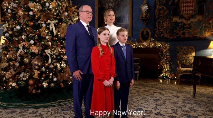 Nouvel an famille princière Monaco