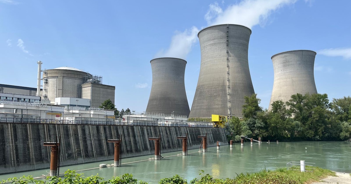 La centrale nucléaire du Bugey, en juin 2025.