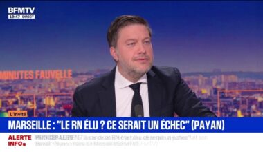 "Le candidat LFI (Sébastien Delogu) fait campagne contre moi", assure Benoît Payan, maire de Marseille et candidat à sa réélection