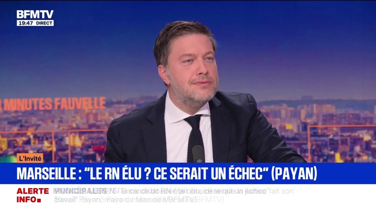 "Le candidat LFI (Sébastien Delogu) fait campagne contre moi", assure Benoît Payan, maire de Marseille et candidat à sa réélection