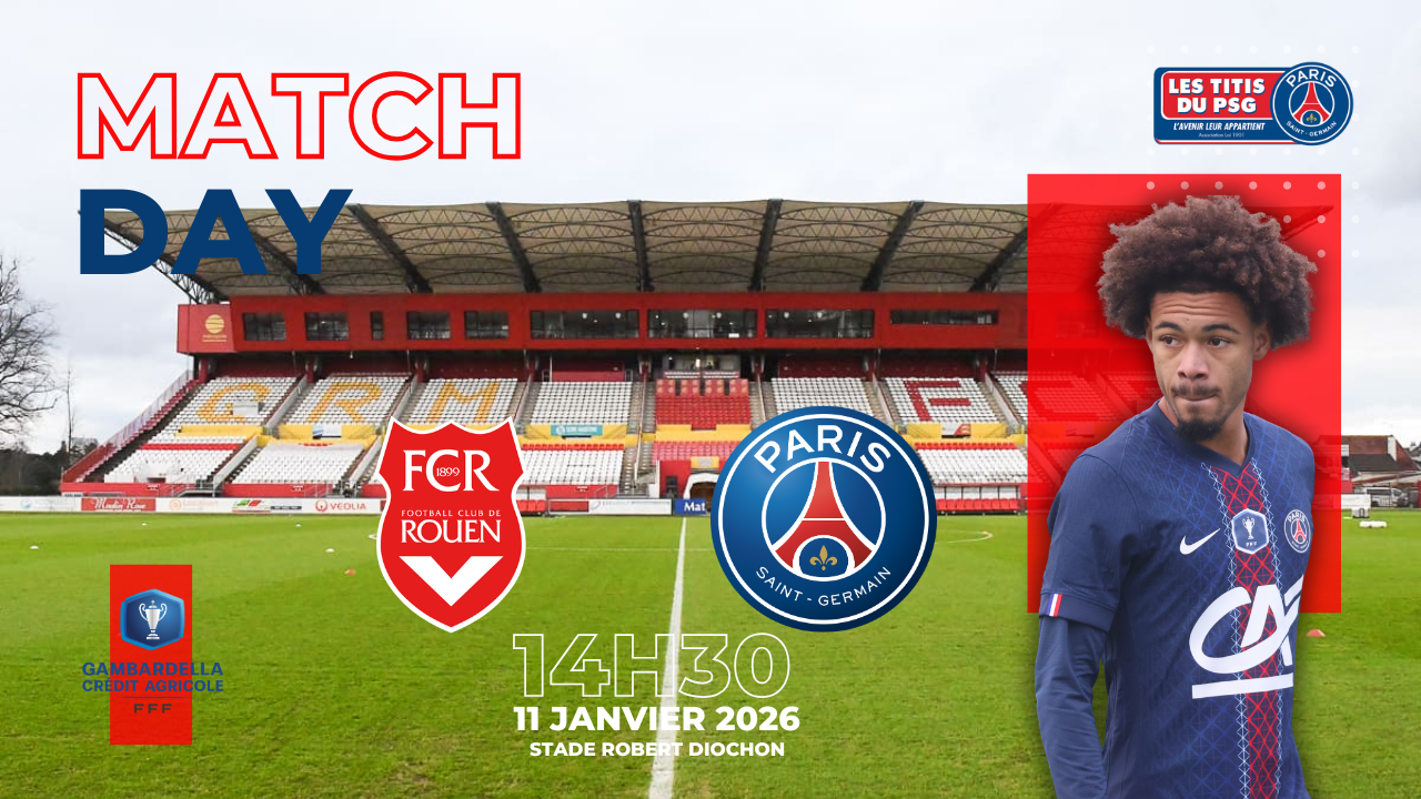 🏆[News-Formation] 32F-Gambardella : Le XI du PSG avec Boly et Jangeal contre Rouen (Officiel)