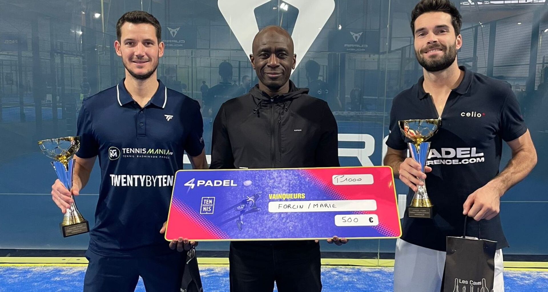 P1000 4PADEL Rouen Petit-Quevilly - Marie et Forcin renversent les frères Perez Le Tiec pour s’offrir un deuxième titre ensemble