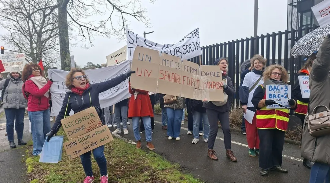 « Nous sommes les rares à en être exclus » : À Rennes, les travailleurs sociaux de la Sécu