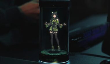 Razer propose d’amener une waifu interactive directement sur votre bureau