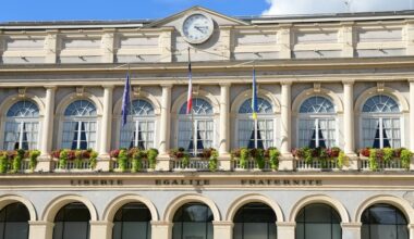 L'hotel de ville de Saint-Etienne. Photo©ROMAIN DOUCELIN/SIPA