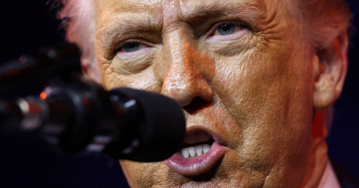 FILE PHOTO: U.S. President Donald Trump addresses House Republicans at their annual issues conference retreat, at the Kennedy Center, renamed the Trump-Kennedy Center by the Trump-appointed board of directors, in Washington, D.C., U.S., January 6, 2026. REUTERS/Kevin Lamarque/File Photo