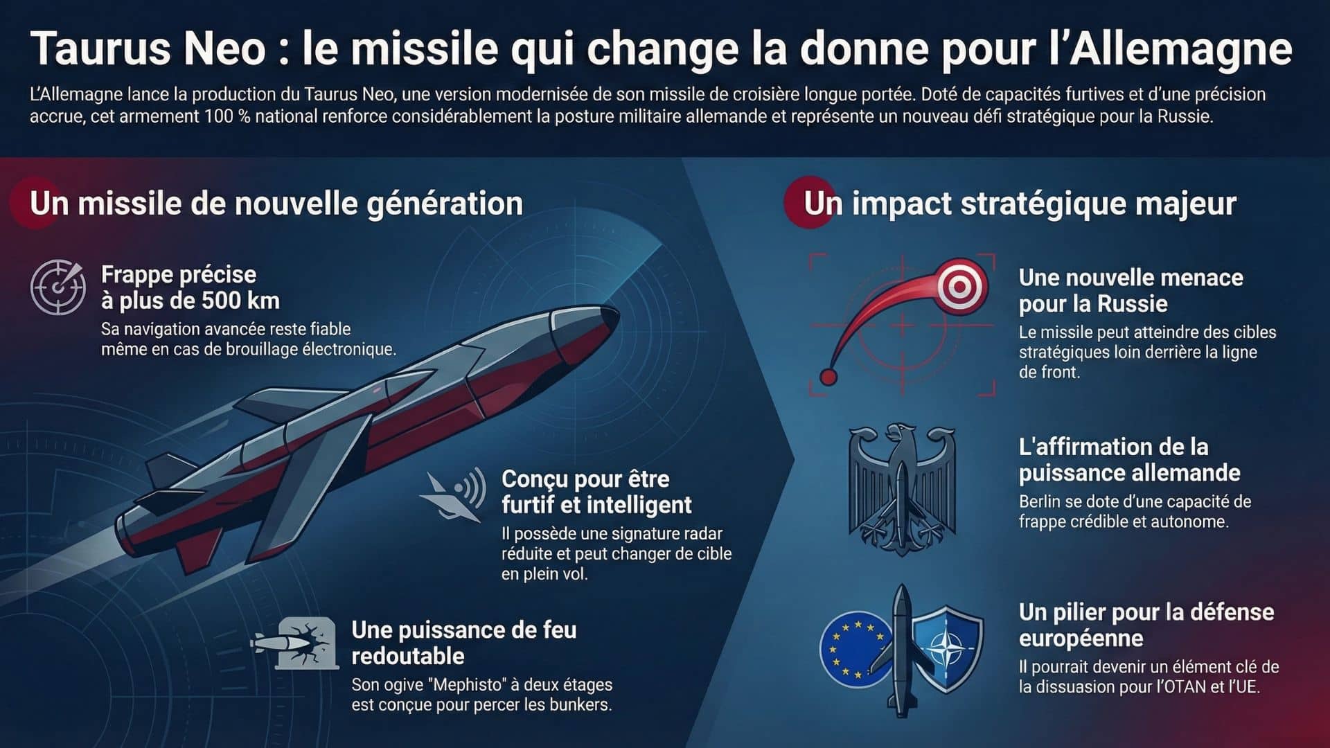 Taurus Neo, la puissance allemande affirmée.
