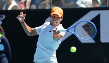 Actualité, Open d'Australie > Learner Tien, très embarrassé après une question sur Trump et l'immigration : "Je ne souhaite vraiment pas parler de cela pour le moment"