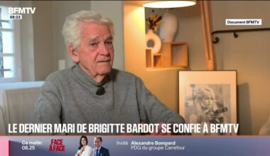"Tous ces hommages c'est formidable", s'émeut Bernard d'Ormale, le dernier mari de Brigitte Bardot