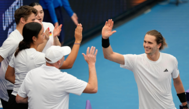 Départ parfait pour l'Allemagne de Sascha Zverev en United Cup, qui s'impose contre les Pays-Bas. (Alamy)