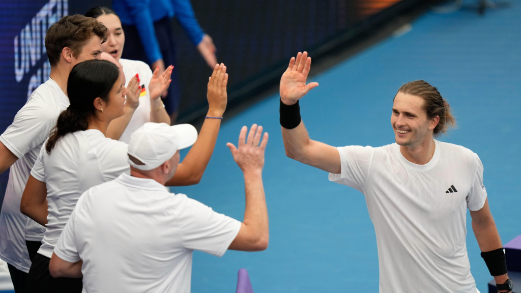 Départ parfait pour l'Allemagne de Sascha Zverev en United Cup, qui s'impose contre les Pays-Bas. (Alamy)